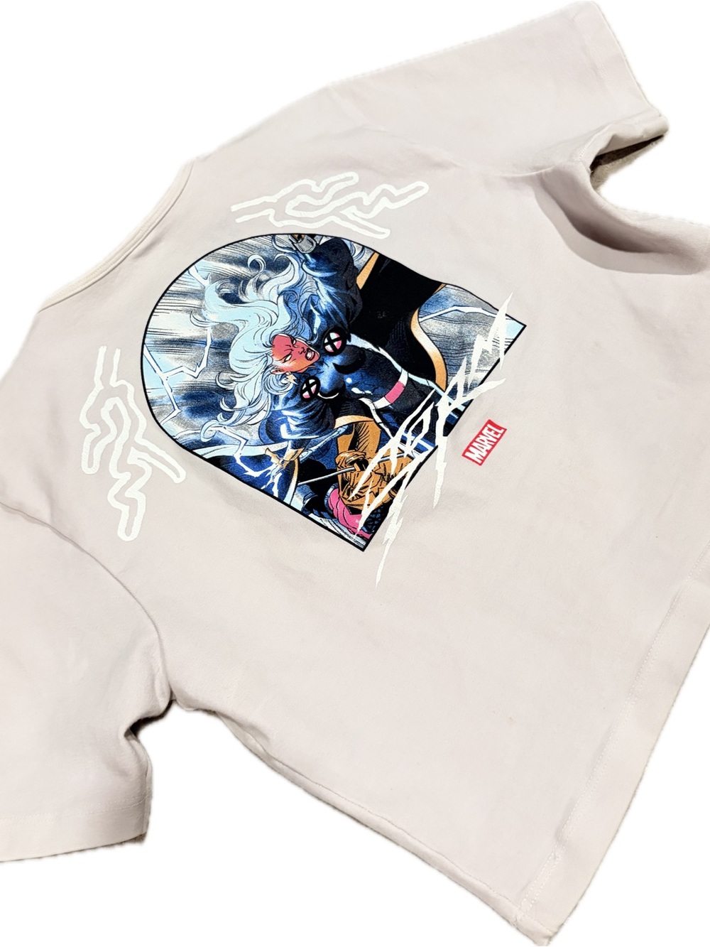 Civil Regime “Rush of Lightning” sculpt cropped T-shirt (M)